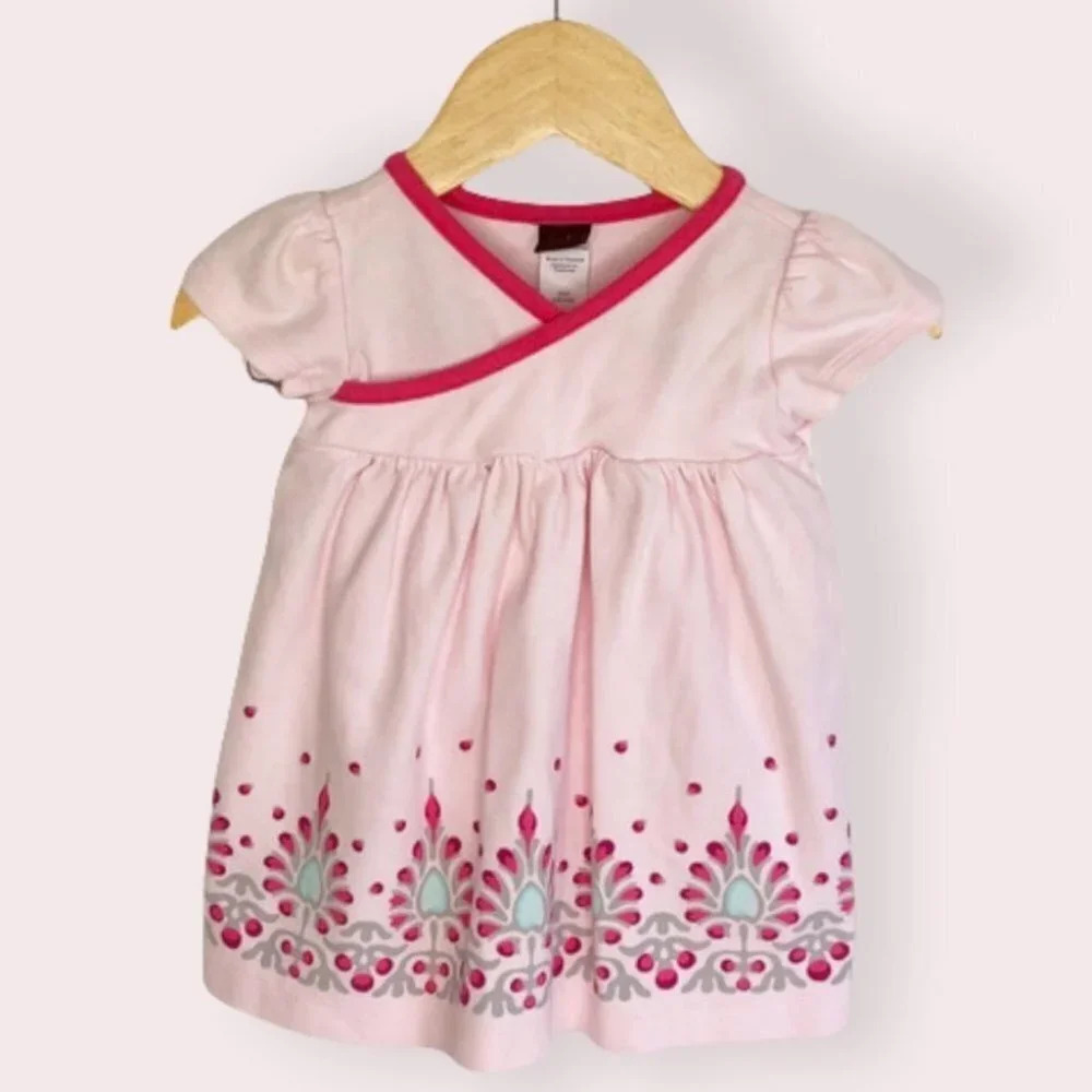 Tea Collection baby dress w/ bloomers Shakeela Saree ballet pink‎ 3-6 months